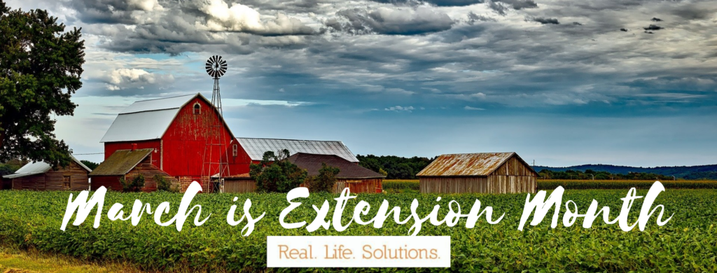 March is Extension Month